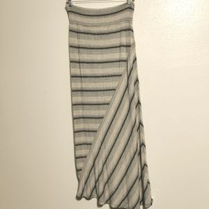 Max Studio Striped Maxi Skirt Size Medium No Slits